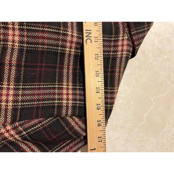 Vintage Y2K Rampage Plaid Blazer Jacket Bolero Crop Dark Academia Preppy L 90s - Picture 9 of 12
